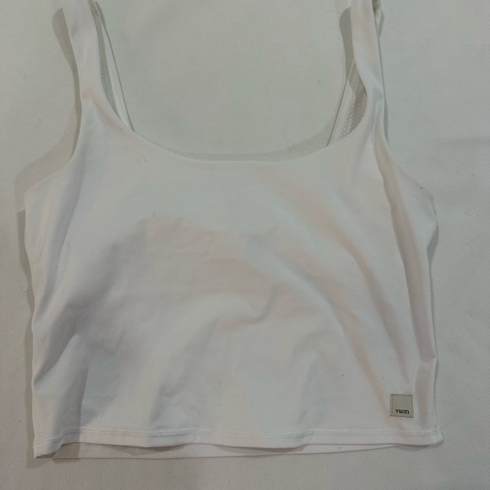 Vuori White Tank Top